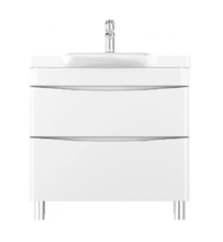 Тумба с раковиной Am.Pm Like M80-FSX0802-WC0802, 80 см, напольная, белая