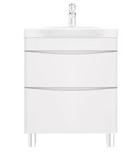 Тумба с раковиной Am.Pm Like M80-FSX0652-WC0652, 65 см, напольная, белая