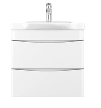 Тумба с раковиной Am.Pm Like M80-FHX0652-WC0652, 65 см, подвесная, белая