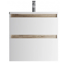 Тумба с раковиной Am.Pm X-Joy M85A-FHX0652-WC0652WG, 65 см, подвесная, белая