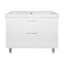 Тумба с раковиной Azario Ника Н CS00089956, 90 см, напольная, белая