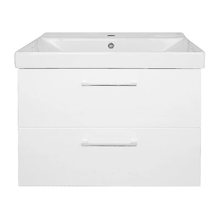 Тумба с раковиной Azario Ника CS00092801, 70 см, подвесная, белая