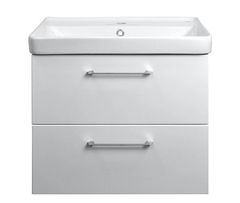 Тумба с раковиной Azario Ника CS00080143, 60 см, подвесная, белая