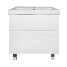 Тумба с раковиной Azario Мила Н CS00092800, 70 см, напольная, белая матовая