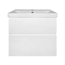 Тумба с раковиной Azario Мила CS00091362, 60 см, подвесная, белая матовая