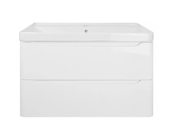 Тумба с раковиной Azario Lotos CS00083931, 80 см, подвесная, белая