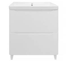 Тумба с раковиной Azario Lotos Н CS00081983, 60 см, напольная, белая