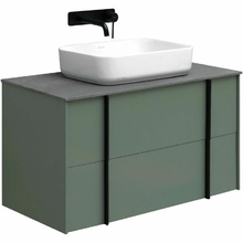 Тумба под раковину Allen Brau Reality 1.32006.CGM, 90 см, подвесная, олива матовый