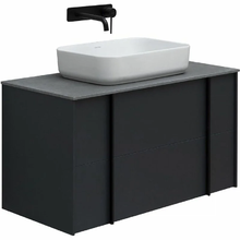 Тумба под раковину Allen Brau Reality 1.32006.AM, 90 см, подвесная, антрацит матовый