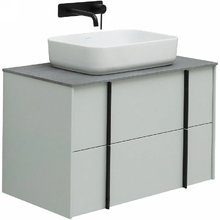 Тумба под раковину Allen Brau Reality 1.32005.PWM, 80 см, подвесная, папирус матовый