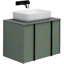 Тумба под раковину Allen Brau Reality 1.32004.CGM, 70 см, подвесная, олива матовый