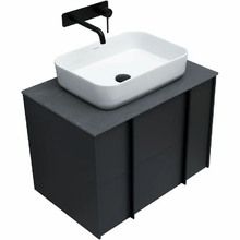 Тумба под раковину Allen Brau Reality 1.32004.AM, 70 см, подвесная, антрацит матовый