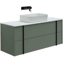 Тумба под раковину Allen Brau Reality 1.32008.CGM, 120 см, подвесная, олива матовая