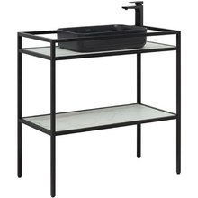 Тумба под раковину Allen Brau Liberty 1.33004.BB, 90 см, напольная, черный браш