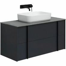 Тумба под раковину Allen Brau Reality 1.32007.AM, 100 см, подвесная, антрацит матовый