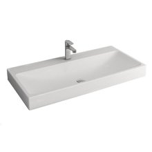 Раковина Bocchi Scala Arch 1079-002-0126, 100 см, фарфор, белая матовая