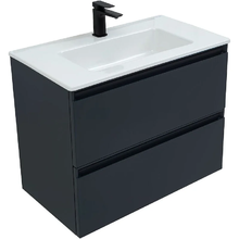 Тумба под раковину Allen Brau Eclipse 1.E1002.AM 2.0, 80 см, подвесная, антрацит матовый