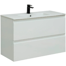 Тумба под раковину Allen Brau Eclipse 1.E1003.WM 2.0, 100 см, подвесная, белый матовый