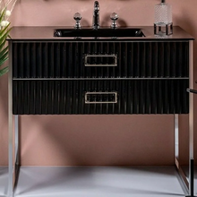 Тумба под раковину Armadi Art Monaco 866-080-BCR, 80 см, напольная, цвет капучино, хром