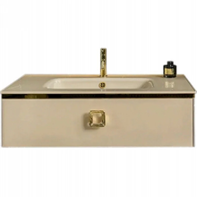 Тумба под раковину Armadi Art Lucido 770-100-CP, 100 см, подвесная, цвет капучино