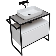 Тумба под раковину Allen Brau Priority 1.31002.WM, 80 см, напольная, белый матовый