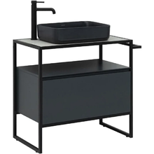 Тумба под раковину Allen Brau Priority 1.31002.AM, 80 см, напольная, антрацит матовый