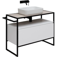 Тумба под раковину Allen Brau Priority 1.31004.WM, 120 см, напольная, белый матовый