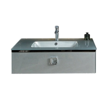 Тумба под раковину Armadi Art Lucido 770-100-SL, 100 см, подвесная, цвет серебро