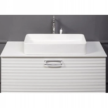 Тумба под раковину Armadi Art Linea 842-080-WCR, 80 см, подвесная, белый/хром