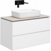 Тумба под раковину Allen Brau Infinity 1.21001.WM, 85 см, подвесная, белый матовый