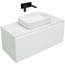 Тумба под раковину Allen Brau Infinity 1.21004.WM, 100 см, подвесная, белый матовый