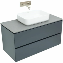 Тумба под раковину Allen Brau Infinity 1.21003.AM, 100 см, подвесная, антрацит матовый