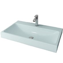 Раковина Bocchi Scala Arch, 1078-029-0126, 81 см, фарфор, светло-голубая