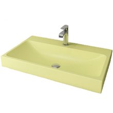 Раковина Bocchi Scala Arch, 1078-026-0126, 81 см, фарфор, желтая