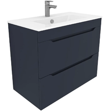 Тумба под раковину Aquanet Практика 330460, 80 см, 2 ящика, цвет маренго