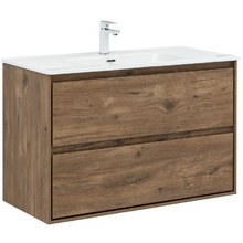 Тумба под раковину Aquanet Милан 336380, 100 см, цвет дуб рустикальный