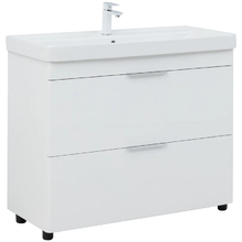 Тумба под раковину Aquanet Ирис New 336309, 90 см, напольная, цвет белый