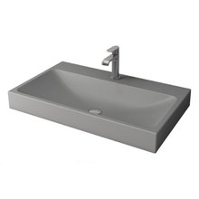 Раковина Bocchi Scala Arch, 1078-006-0126, 81 см, фарфор, серая