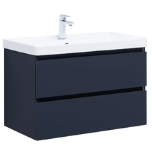 Тумба под раковину Aquanet Вега 2.0, 337949, 80 см, подвесная, маренго soft touch