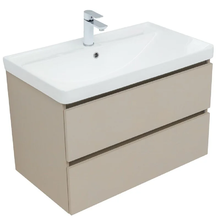 Тумба под раковину Aquanet Вега 2.0, 337943, 80 см, подвесная, бежевый soft touch