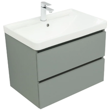 Тумба под раковину Aquanet Вега 2.0, 337960, 70 см, подвесная, мисти грин soft touch