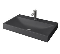 Раковина Bocchi Scala Arch, 1078-020-0126, 81 см, фарфор, антрацит