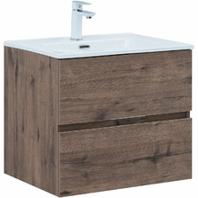 Тумба под раковину Aquanet Алвита New 334184, 60 см, цвет дуб веллингтон табак