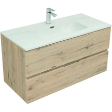 Тумба под раковину Aquanet Алвита New 277521, 100 см, цвет дуб веллингтон белый