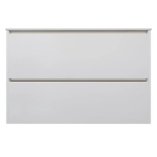 Тумба под раковину Allen Brau Activity 1.34006.WM, 100 см, подвесная, белый матовый/черный браш