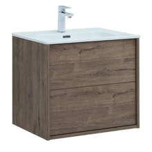 Тумба под раковину Aquanet Lino 287541, 60 см, цвет дуб веллингтон