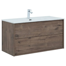 Тумба под раковину Aquanet Lino 287545, 100 см, цвет дуб веллингтон