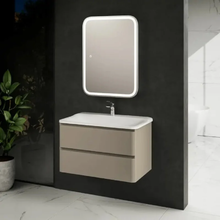 Тумба под раковину Aquame S4 AQM900480BG, 80 см, подвесная, цвет бежевый