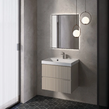 Тумба под раковину Aquame S1 AQM900160BG, 60 см, подвесная, цвет бежевый