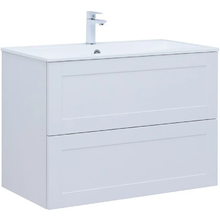 Тумба под раковину Aquanet Терра 90 см, 313235, белый матовый